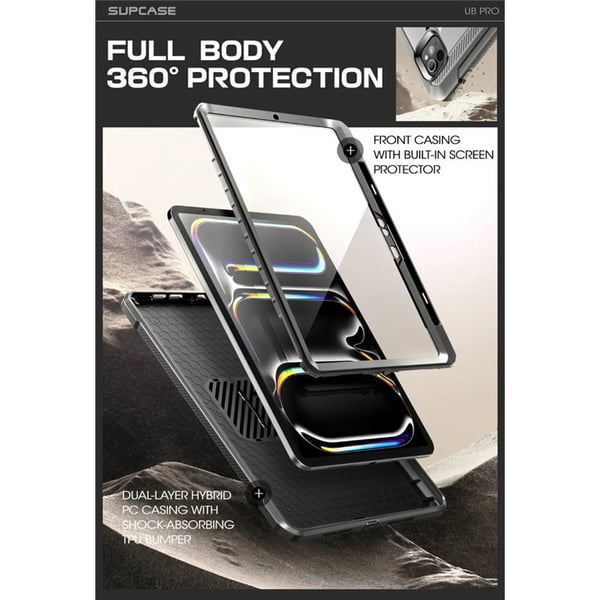 SUPCASE UB Pro tabletcover til Apple iPad Pro 13 (2024) - Sort