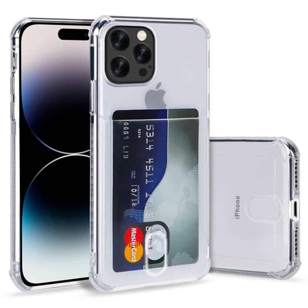 Silikonikotelo ja korttipaikka Apple iPhone 16 Pro Max