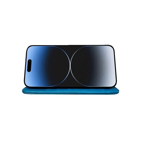 Lompakkokotelo 3-kortti Apple iPhone 16 - Vaaleansininen