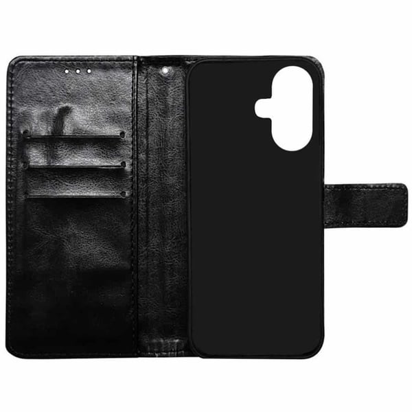 Lompakkokotelo 3-kortti Apple iPhone 16 - Musta
