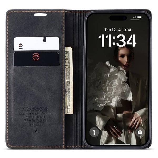 CaseMe puhelimenkotelo 013 Apple iPhone 16 Plus - Musta