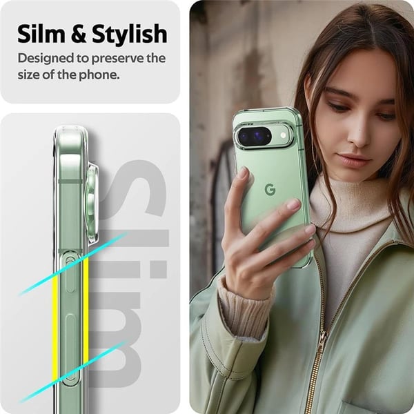 Silikone cover gennemsigtig til Google Pixel 9