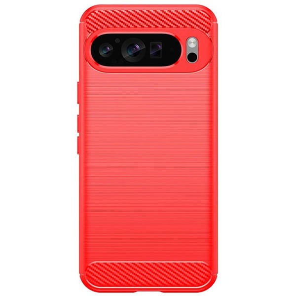Børstet silikondeksel til Google Pixel 9 Pro XL - Coral