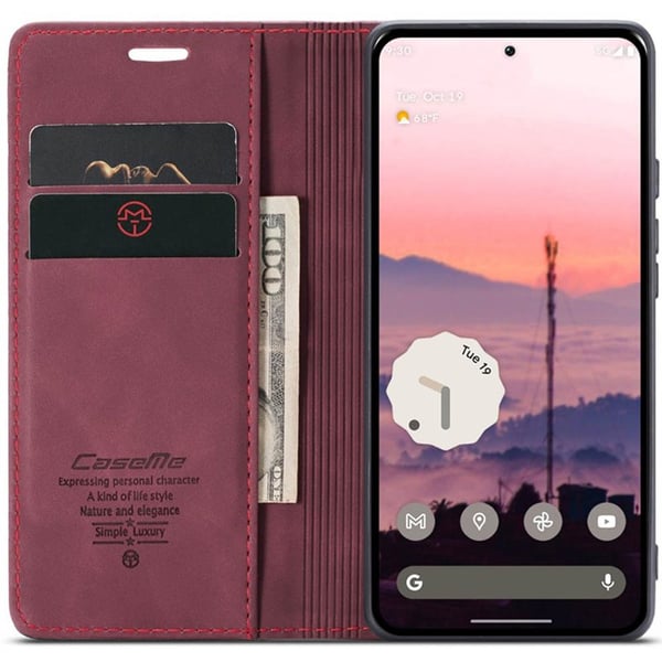 CaseMe mobilcover 013 til Google Pixel 9 - Bordeaux