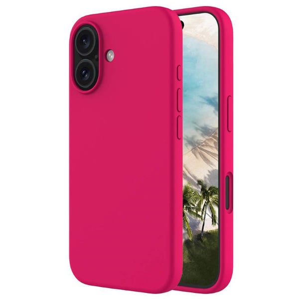 Liquid silikon deksel til Apple iPhone 16 - Dragon Fruit