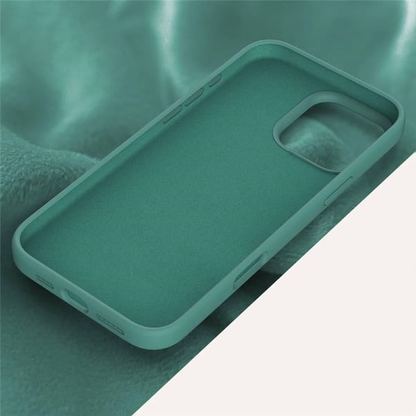 Liquid silikone cover til Apple iPhone 16 Pro - Pine Green