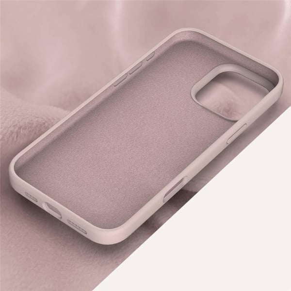 Liquid silikone cover til Apple iPhone 16 Pro - Pink Sand
