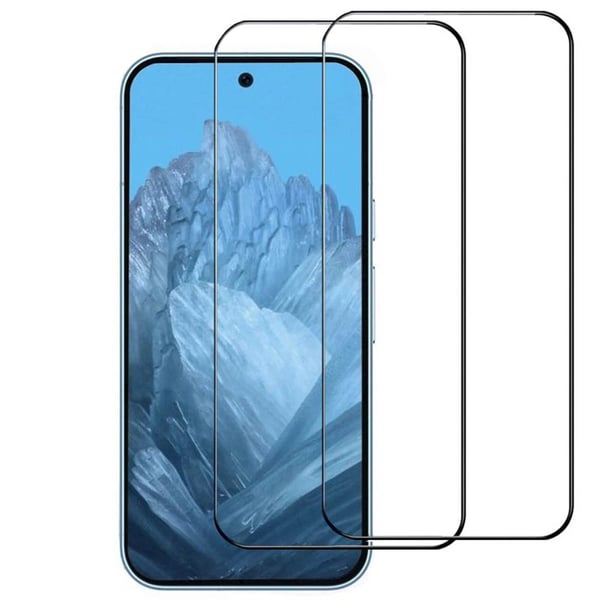 2-pak 5D Glass skjermbeskytter til Google Pixel 9