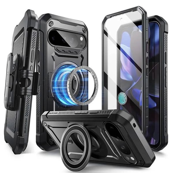 SUPCASE UB Pro Mag deksel til Google Pixel 9 Pro - Svart
