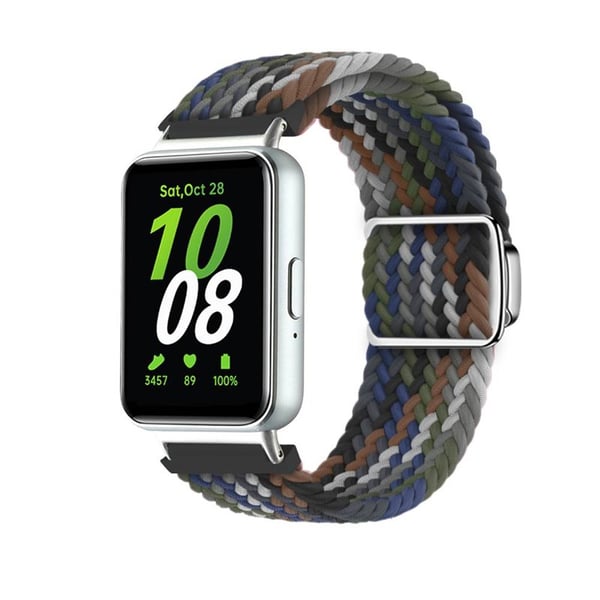 Flettet magnetisk klokkereim til Samsung Galaxy Fit 3 - Cowboy