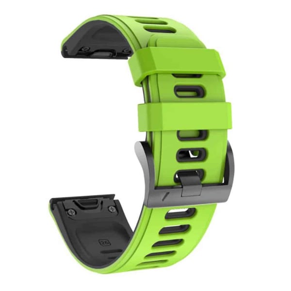 Twin Sport klockarmband till Garmin Fenix 8 (51mm) - Lime/svart