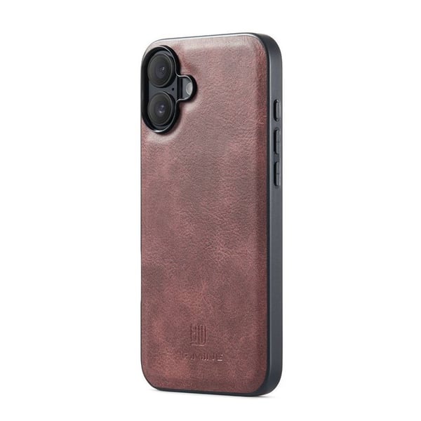Lompakkokotelo DG-Ming 2i1 Apple iPhone 16 - Punainen