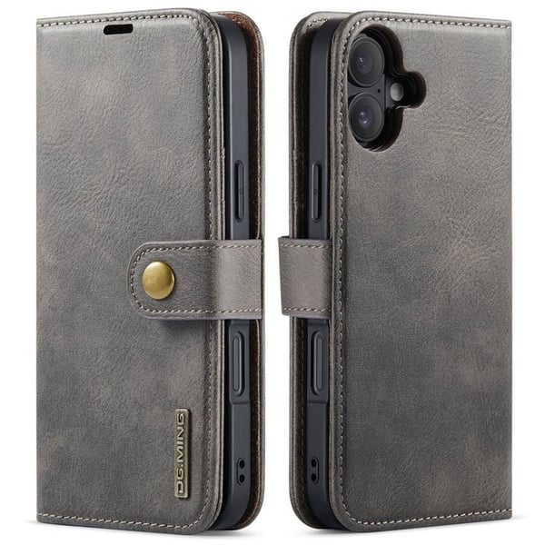 Mobilfodral DG-Ming 2i1 till Apple iPhone 16 Plus - Grå