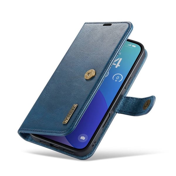Lompakkokotelo DG-Ming 2i1 Apple iPhone 16 Pro - Sininen
