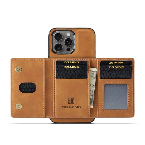 DG-Ming M2 kuori Apple iPhone 16 Pro - Ruskea