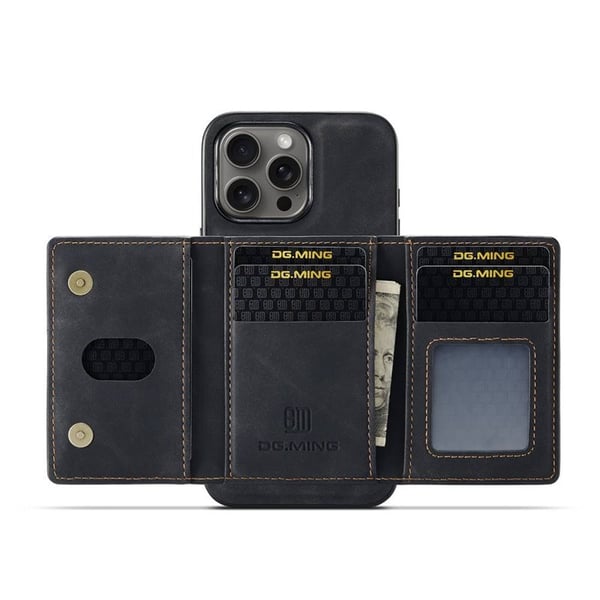 DG-Ming M2 kuori Apple iPhone 16 Pro - Musta