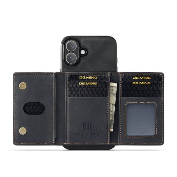 DG-Ming M2 kuori Apple iPhone 16 Plus - Musta