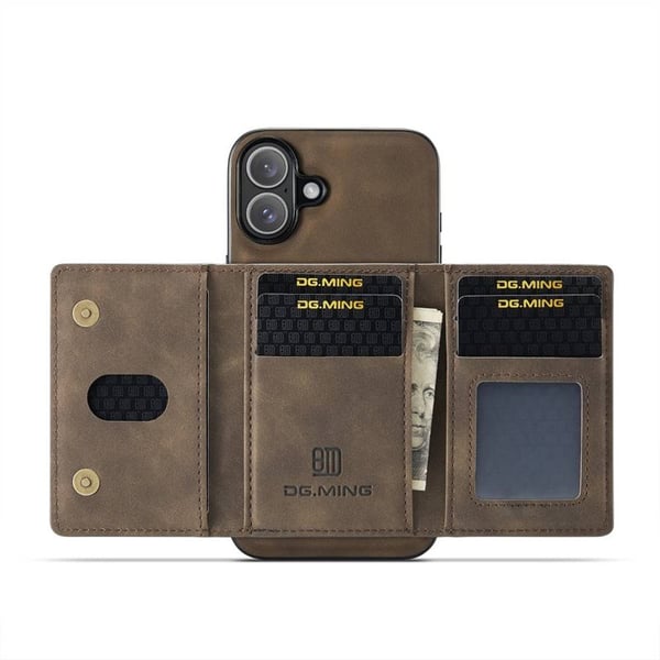DG-Ming M2 kuori Apple iPhone 16 Plus - Coffee