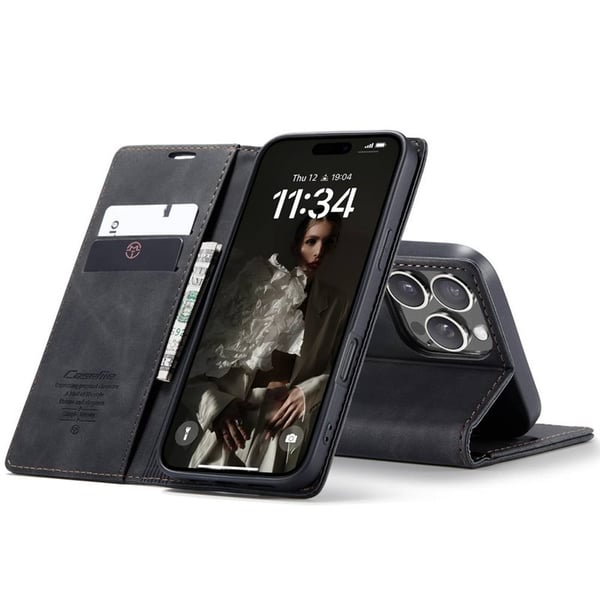 CaseMe mobildeksel 013 til Apple iPhone 16 Pro - Svart
