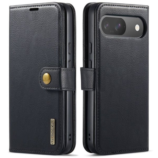 Lompakkokotelo DG-Ming 2i1 Google Pixel 9 - Musta