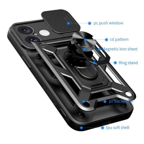 Jazz 3i1 kuori Apple iPhone 16 - Sininen