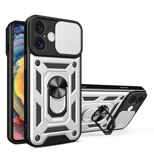 Jazz 3i1 cover til Apple iPhone 16 Plus - Sølv