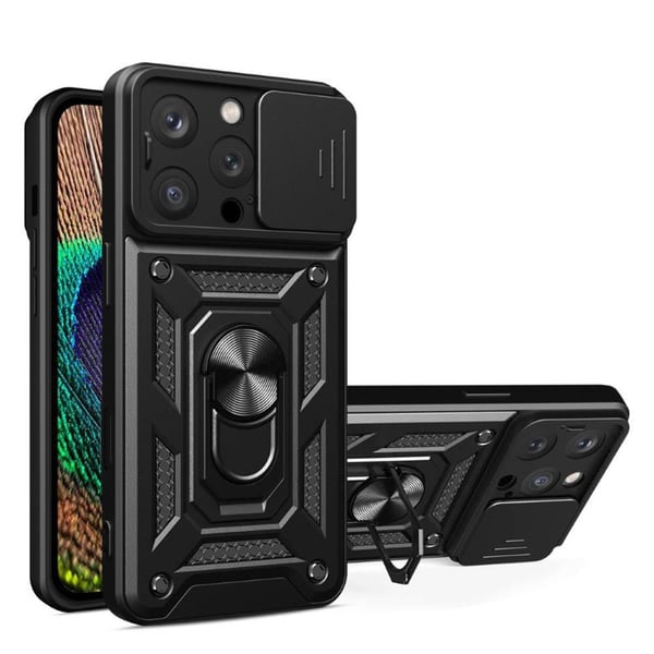 Jazz 3i1 kuori Apple iPhone 16 Pro - Musta