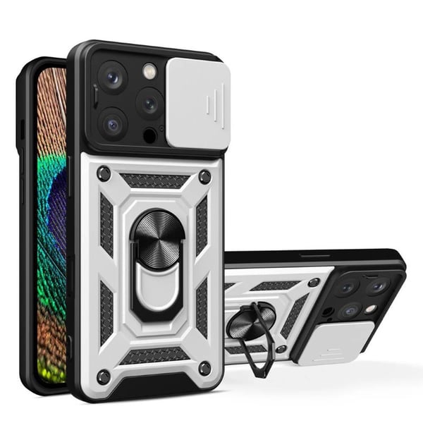 Jazz 3i1 cover til Apple iPhone 16 Pro - Sølv