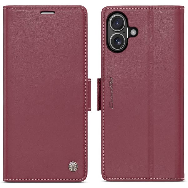 CaseMe mobilcover 023 til Apple iPhone 16 - Bordeaux
