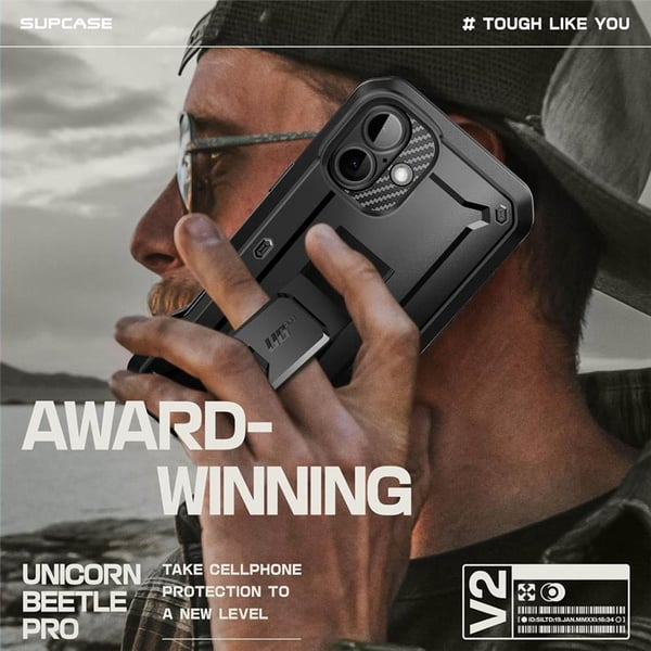 SUPCASE UB Pro cover til Apple iPhone 16 - Sort