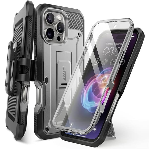 SUPCASE UB Pro deksel til Apple iPhone 16 Pro - TiGray