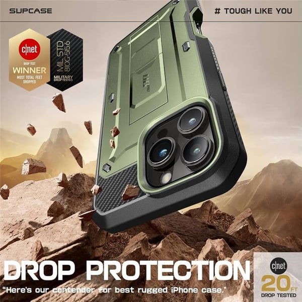 SUPCASE UB Pro kuori Apple iPhone 16 Pro Max - Guldan