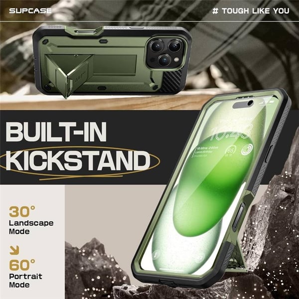 SUPCASE UB Pro kuori Apple iPhone 16 Pro Max - Guldan