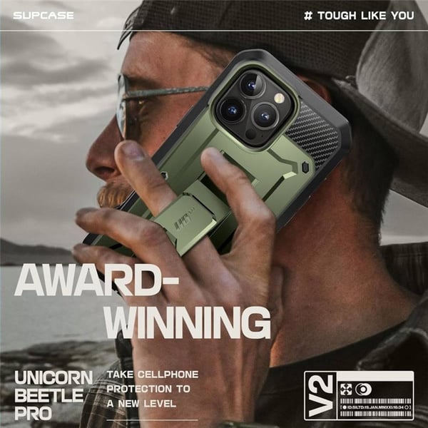 SUPCASE UB Pro kuori Apple iPhone 16 Pro Max - Guldan