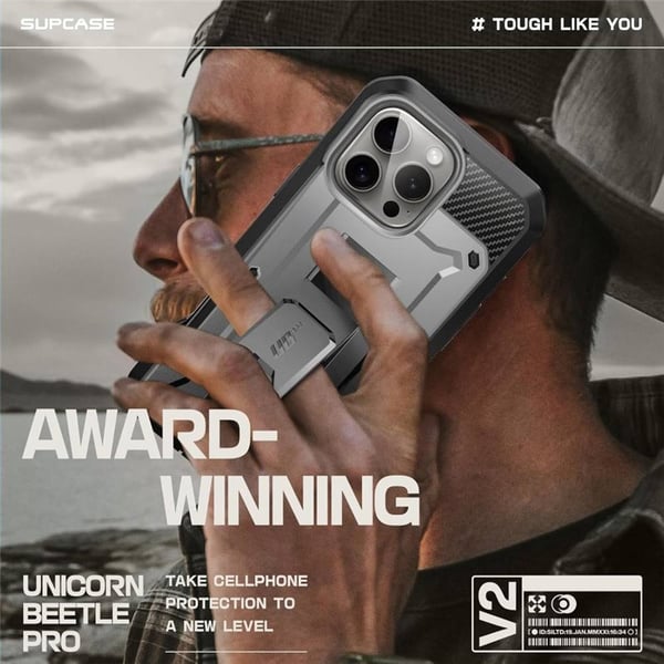 SUPCASE UB Pro kuori Apple iPhone 16 Pro Max - TiGray