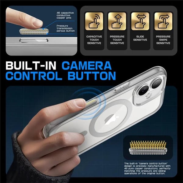 SUPCASE UB Mag deksel til Apple iPhone 16 Plus - Clear