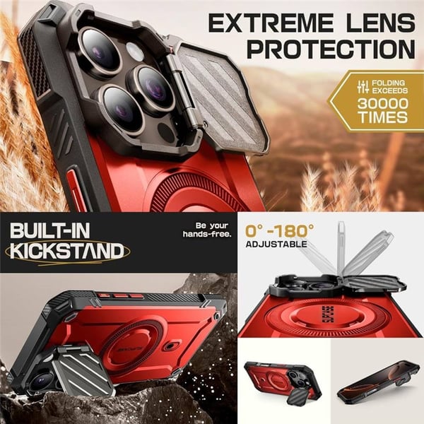 SUPCASE UB Mag XT cover til Apple iPhone 16 Pro - Ruddy