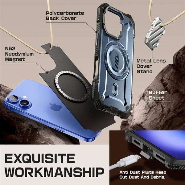 SUPCASE UB Mag XT cover til Apple iPhone 16 - Tilt