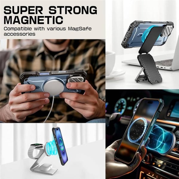 SUPCASE UB Mag XT cover til Apple iPhone 16 - Tilt