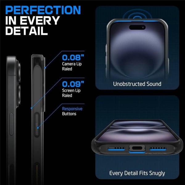 SUPCASE UB Mag Stand skal till Apple iPhone 16 - Svart