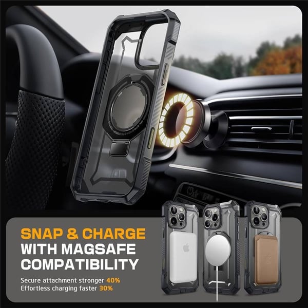 SUPCASE UB Grip cover til Apple iPhone 16 Pro Max - Grey