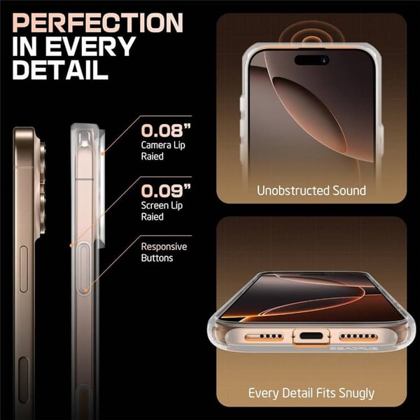 SUPCASE UB Mag kotelo Apple iPhone 16 Pro Max - Clear