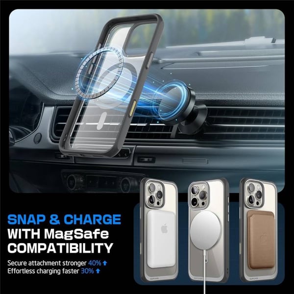 SUPCASE UB Mag kotelo Apple iPhone 16 Pro - Grey