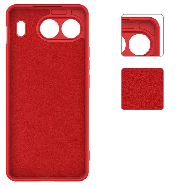 Liquid silikone cover til OnePlus Nord 4 - China Red