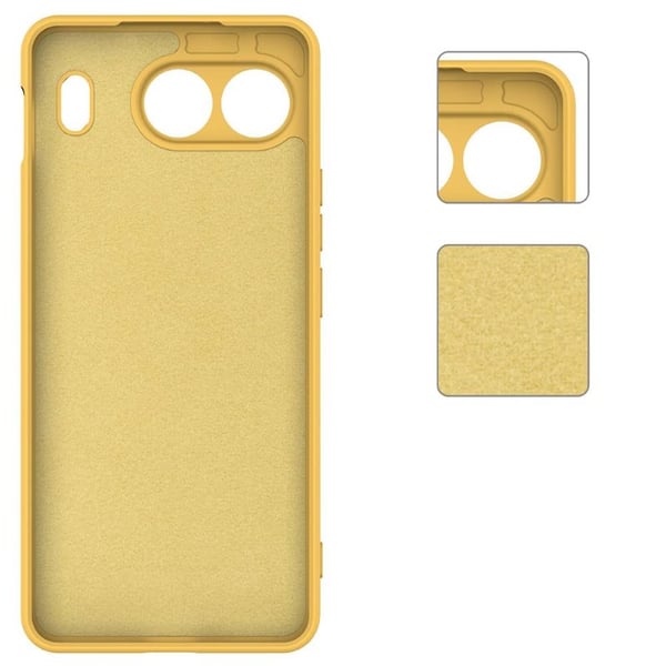 Liquid silikone cover til OnePlus Nord 4 - Gul