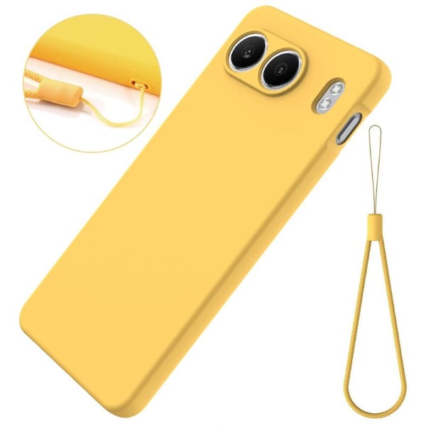 Liquid silikone cover til OnePlus Nord 4 - Gul