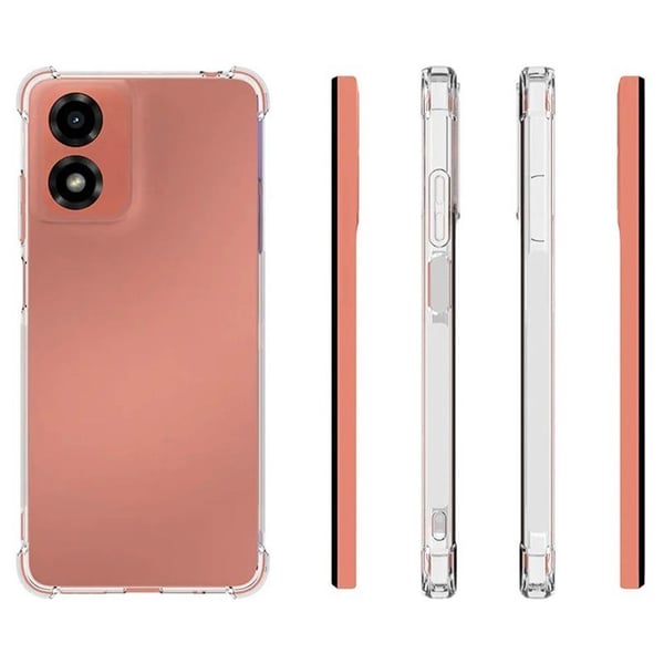 Stødsikkert silikone cover til Motorola Moto G04