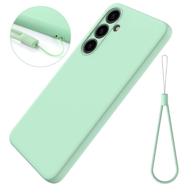 Liquid silikone cover til Samsung Galaxy S24 FE - Mynte