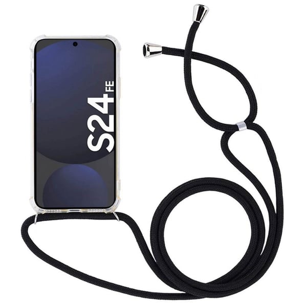 Halskæde cover til Samsung Galaxy S24 FE - Gennemsigtig Halskæde cover til Samsung Galaxy S24 FE - Gennemsigtig