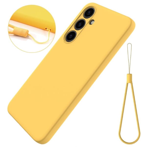 Liquid silikone cover til Samsung Galaxy A16 5G - Gul